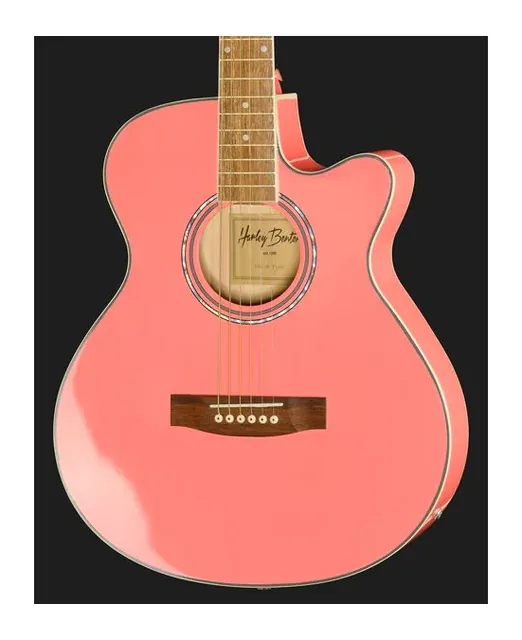 Harley Benton EAX-10 Pinky, buca e rosetta, scatto 4