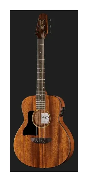 Harley Benton GS-Travel-E LH Mahogany, buca e rosetta, scatto 2