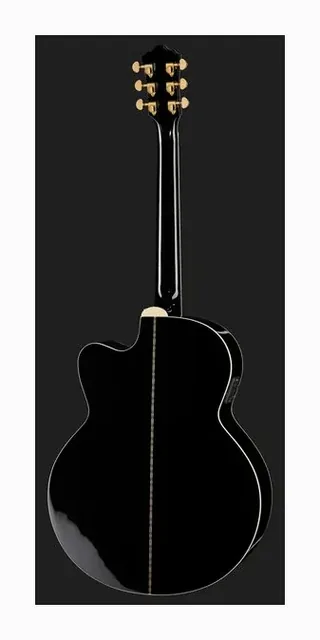 Harley Benton HB Custom Line King-CE BK, ponte e selletta, scatto 3