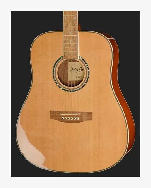 Harley Benton D-120NT, ponte e selletta, scatto 4
