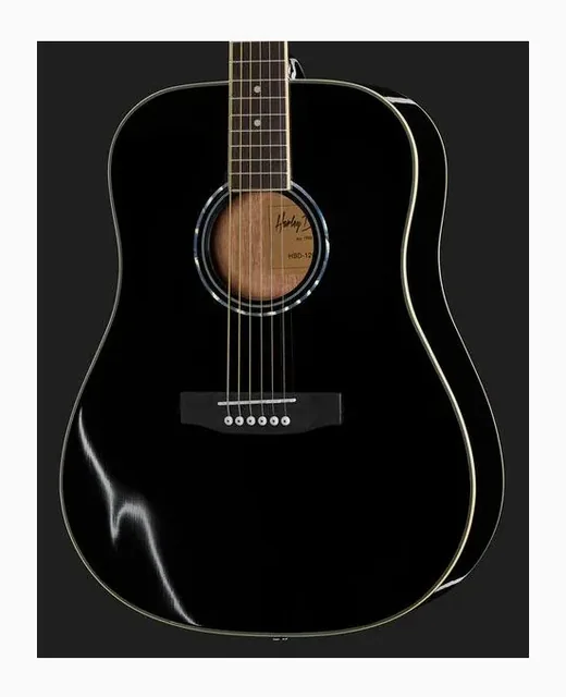 Harley Benton D-120BK, cassa vista di fronte, scatto 4