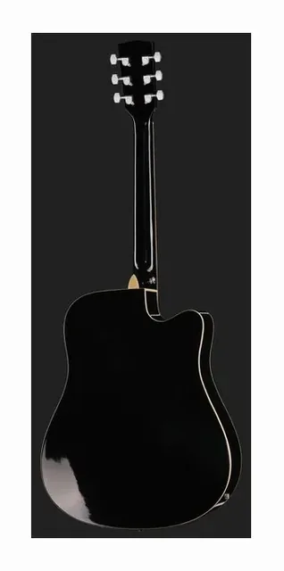 Harley Benton D-120CE-LH BK, tastiera e capotasto, scatto 3
