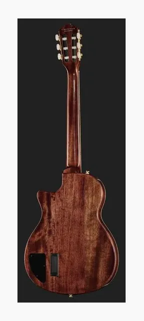 Harley Benton Nashville Nylon Black, tastiera e capotasto, scatto 3