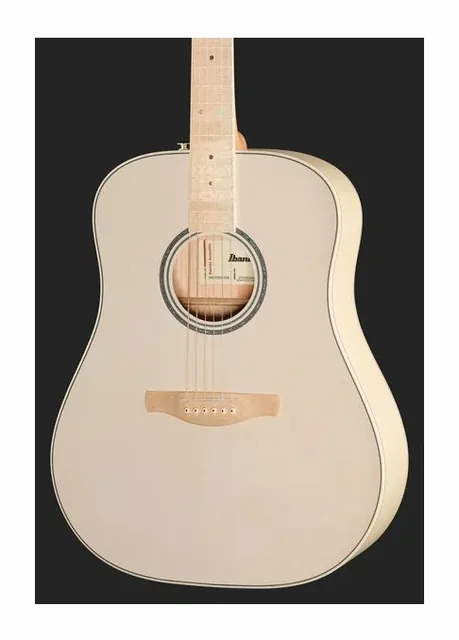 Ibanez AAD77M1E-OAW, buca e rosetta, scatto 4
