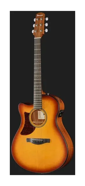 Ibanez AAM50LCE-OLB, ponte e selletta, scatto 2
