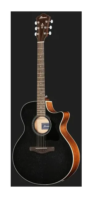 Ibanez AE140-WKH, buca e rosetta, scatto 2