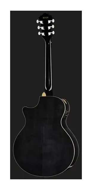 Ibanez AE170-TBK, ponte e selletta, scatto 3