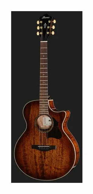 Ibanez AE340FMH-MHS, tastiera e capotasto, scatto 2