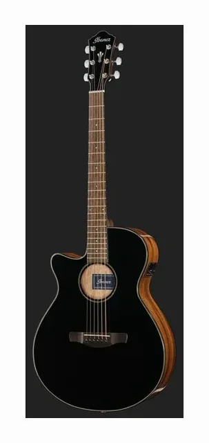 Ibanez AEG50L-BKH, fondo e fasce, scatto 2