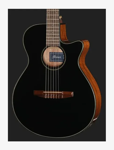Ibanez AEG50N-BKH Nylon, ponte e cordiera, scatto 4