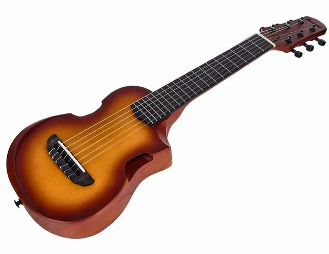 Ibanez AUP10N-OLB, ponte e cordiera, scatto 3