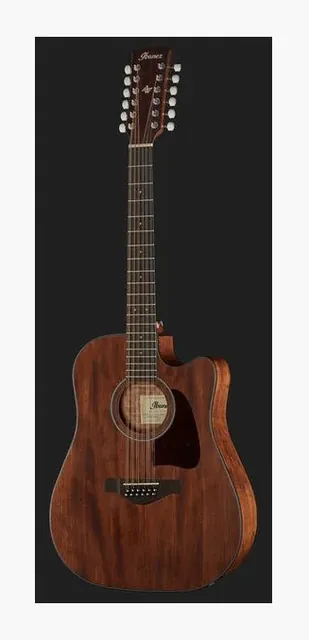 Ibanez AW5412CE-OPN Artwood, tastiera e capotasto, scatto 2