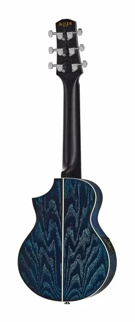Ibanez EWP16EWB-GAO Piccolo Guitar, tastiera e capotasto, scatto 2