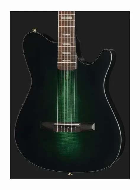 Ibanez FRH20FMN-DGL, paletta a finestre e meccaniche, scatto 4