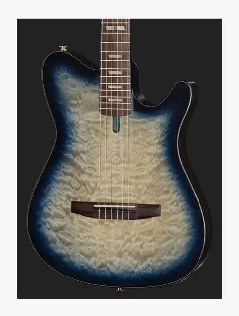 Ibanez FRH20QMN-CTL, buca e rosetta, scatto 4