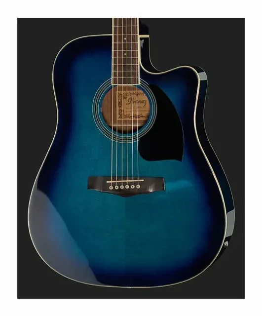 Ibanez PF15ECE-TBS, fondo e fasce, scatto 4
