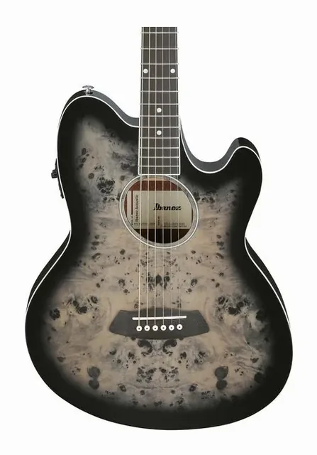 Ibanez TCY10PA-BKB, buca e rosetta, scatto 4