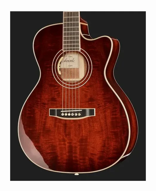 Lakewood M-15 Custom Brownburst, ponte e selletta, scatto 4