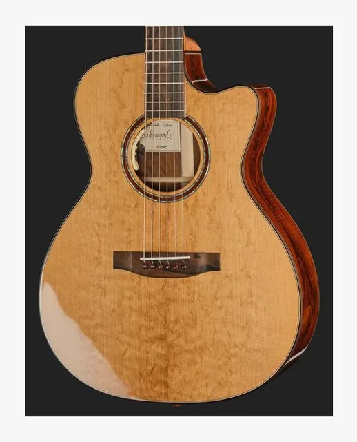 Lakewood M-Cocobolo Custom, buca e rosetta, scatto 4