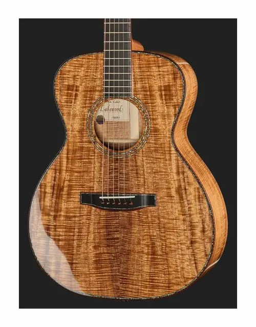 Lakewood M-Koa Custom, buca e rosetta, scatto 4