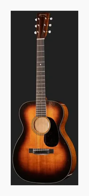 Martin Guitar 00-18 Joe Bonamassa, cassa vista di fronte, scatto 2