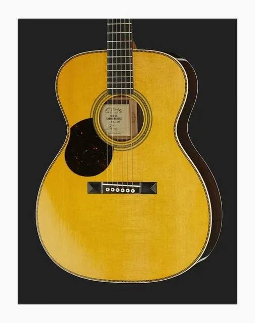 Martin Guitar 000-28 Shawn Mendes LH, buca e rosetta, scatto 4