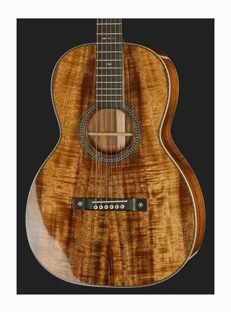 Martin Guitar Custom Shop 00 Koa, tastiera e capotasto, scatto 4