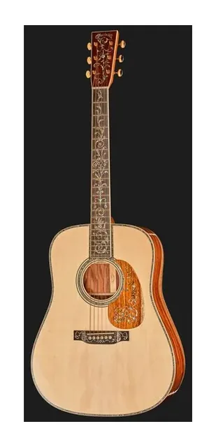 Martin Guitar Custom Shop Tree Of Life, buca e rosetta, scatto 2