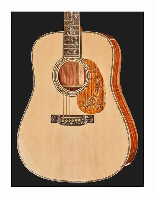 Martin Guitar Custom Shop Tree Of Life, buca e rosetta, scatto 4