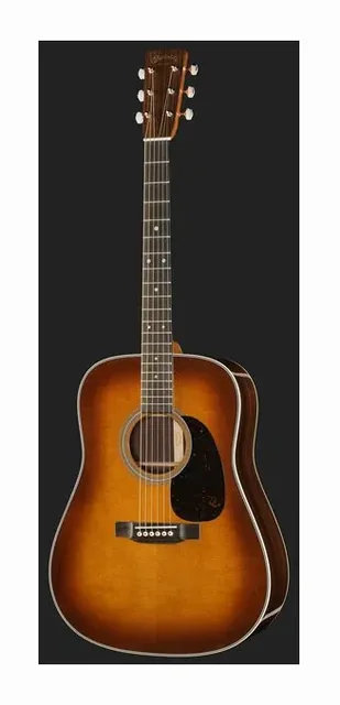 Martin Guitar D28 1933 Ambertone, ponte e selletta, scatto 2