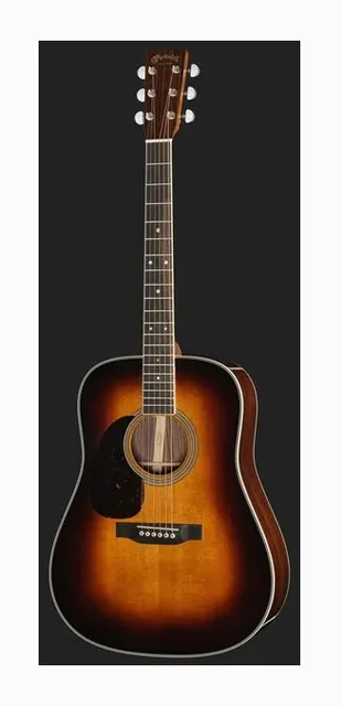 Martin Guitar D35 Sunburst LH, tastiera e capotasto, scatto 2