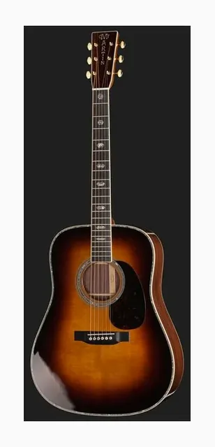 Martin Guitar D41 Sunburst, ponte e selletta, scatto 2