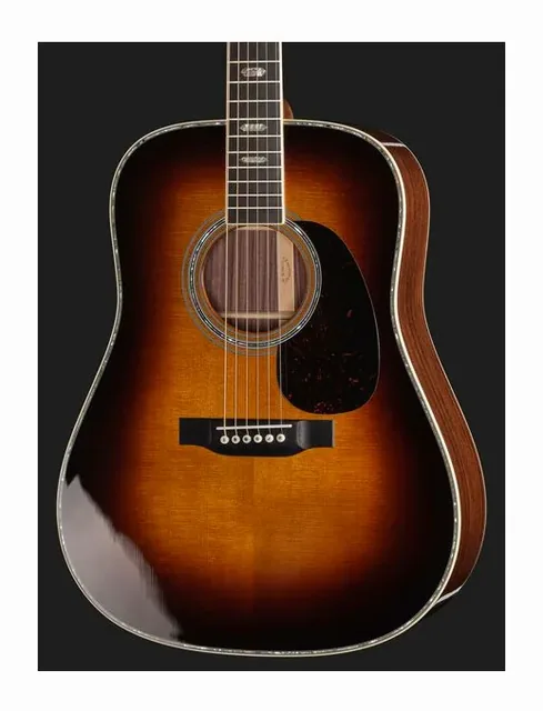 Martin Guitar D41 Sunburst, buca e rosetta, scatto 4