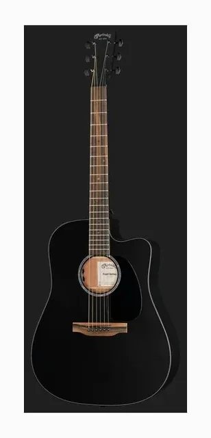 Martin Guitar DC-10E Modern BLK, cassa vista di fronte, scatto 2