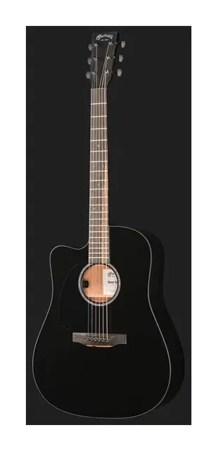 Martin Guitar DC-10E Modern BLK LH, tastiera e capotasto, scatto 2