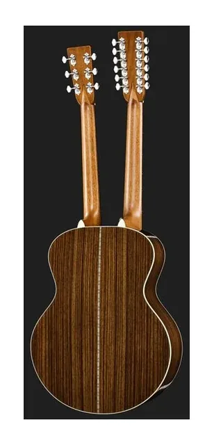 Martin Guitar Grand J-28E Double Neck, cassa vista di fronte, scatto 3