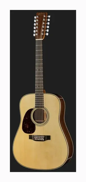 Martin Guitar HD1228 LH, ponte e selletta, scatto 2