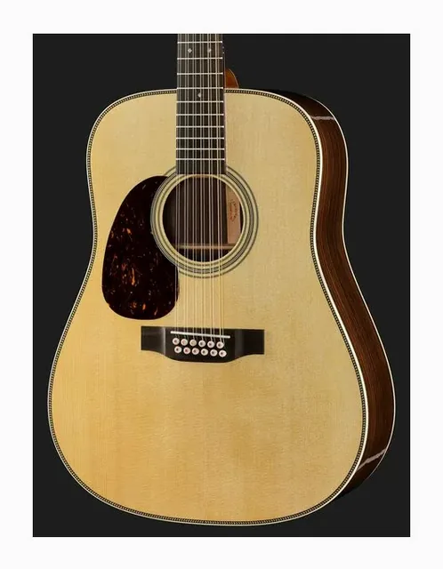 Martin Guitar HD1228 LH, buca e rosetta, scatto 4