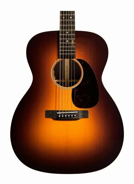 Martin Guitar J-16E 1935 Burst, ponte e selletta, scatto 4