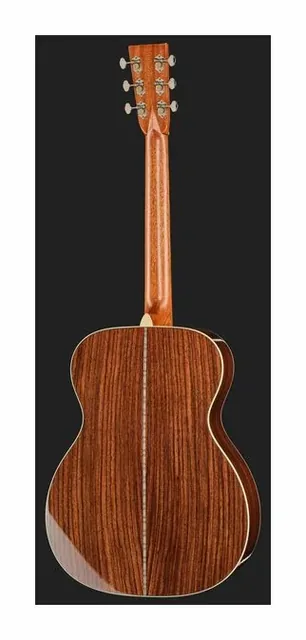 Martin Guitar OM28 Sunburst LH, ponte e selletta, scatto 3