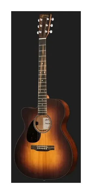Martin Guitar OMC-10E Modern 1935 Sunb LH, ponte e selletta, scatto 2