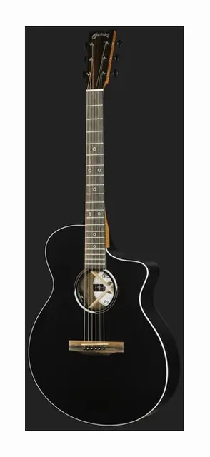 Martin Guitar SC-13 all Satin Black BR, fondo e fasce, scatto 2
