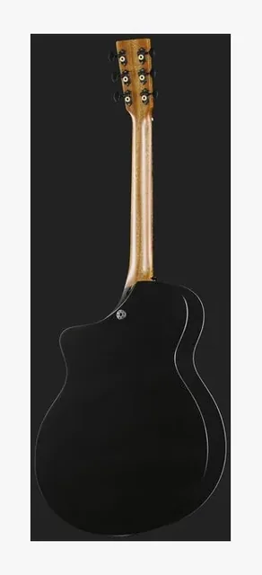 Martin Guitar SC-13 all Satin Black BR, tastiera e capotasto, scatto 3