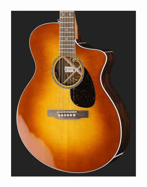 Martin Guitar SC-13E MOD Ziricote Burst Sp, tastiera e capotasto, scatto 4