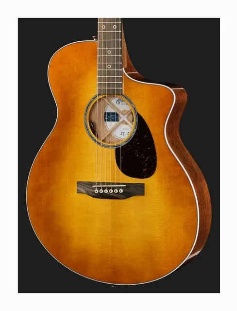 Martin Guitar SC-13E Modern Mezcal Burst, ponte e selletta, scatto 4