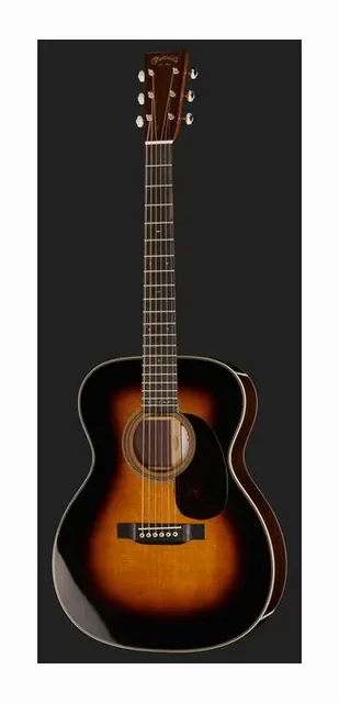 Martin Guitar 000-28EC Sunburst, ponte e selletta, scatto 2
