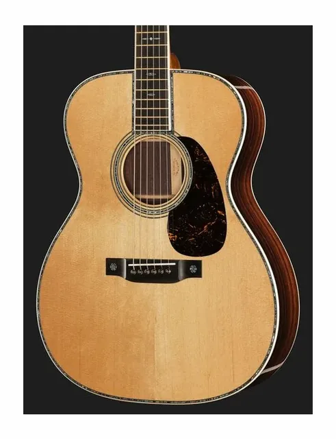 Martin Guitar 000-42 Modern Deluxe, cassa vista di fronte, scatto 4