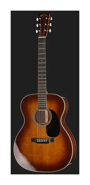 Martin Guitar 00028 Ambertone, ponte e selletta, scatto 2