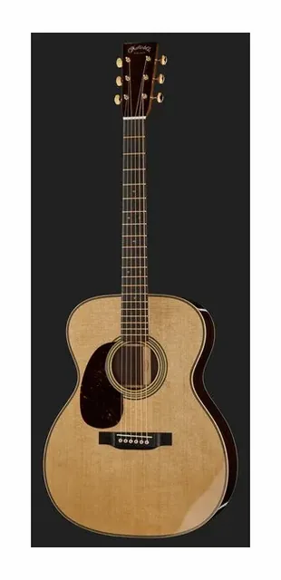 Martin Guitar 000-28 Modern Deluxe LH, tastiera e capotasto, scatto 2