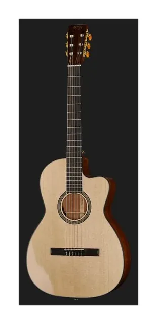 Martin Guitar 000C12-16E Nylon, tastiera e capotasto, scatto 2